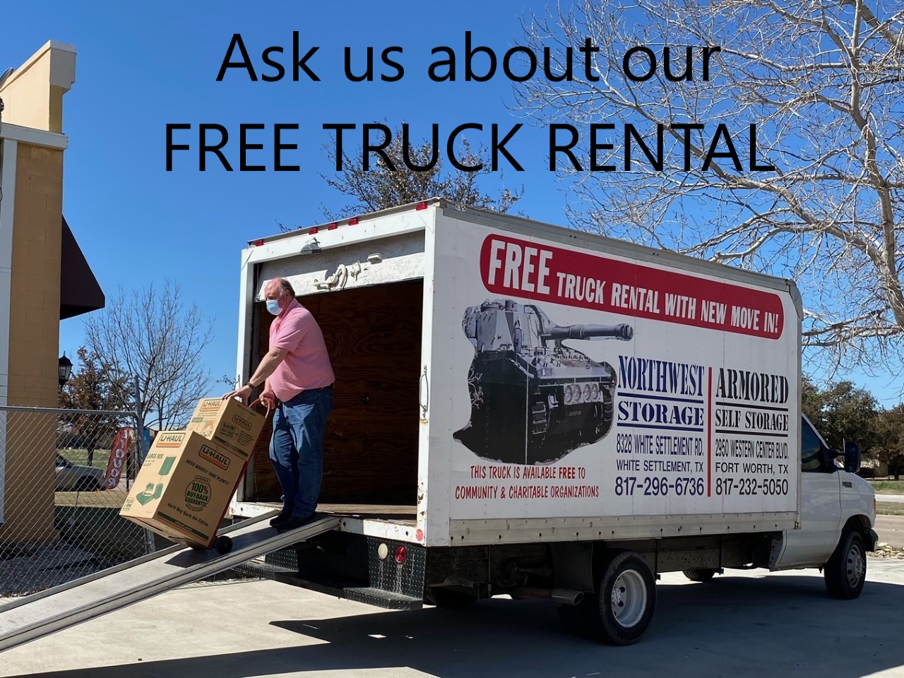 Free Truck Rental in Mansfield, TX